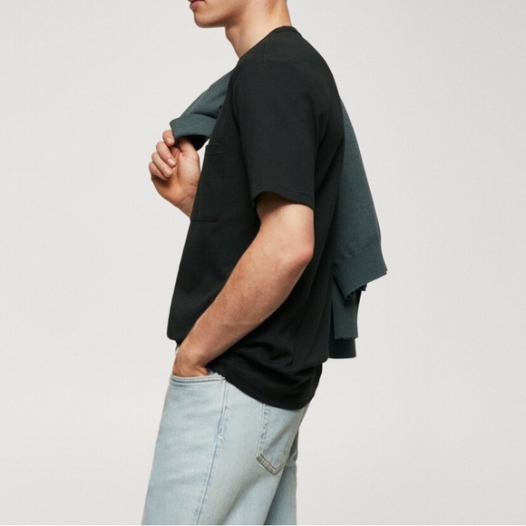 100% cotton t-shirt with pocket - Picture 4 of 6